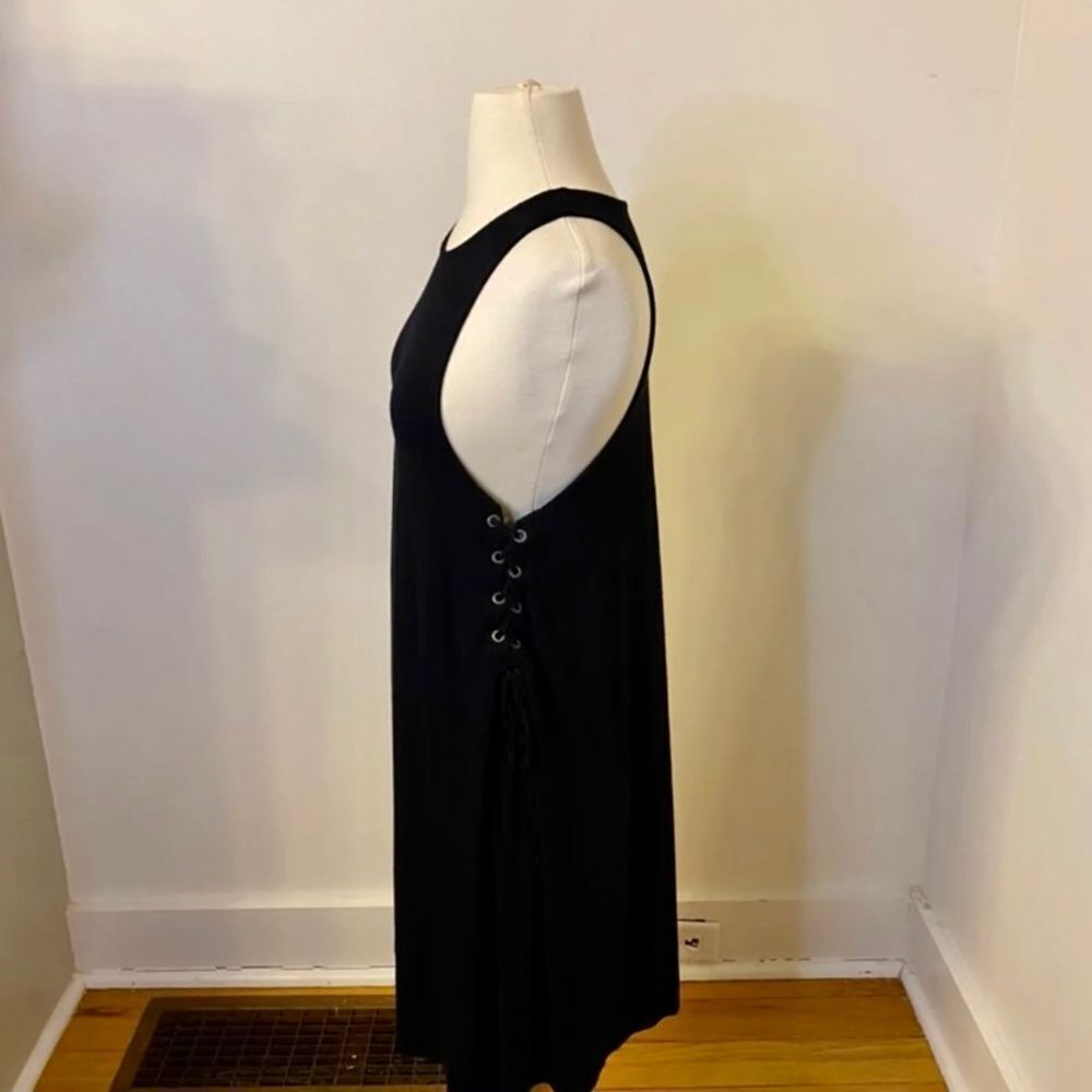 Lace Up Side Dress‎